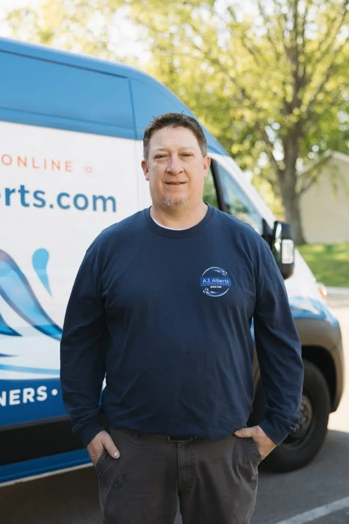 Kevin, Master Plumber at A.J. Alberts Plumbing