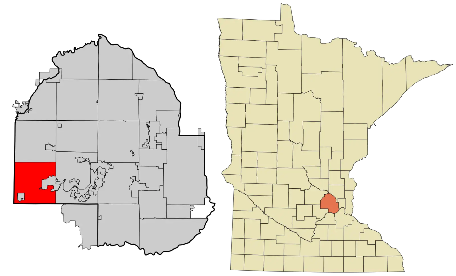View of Minnetrista, MN